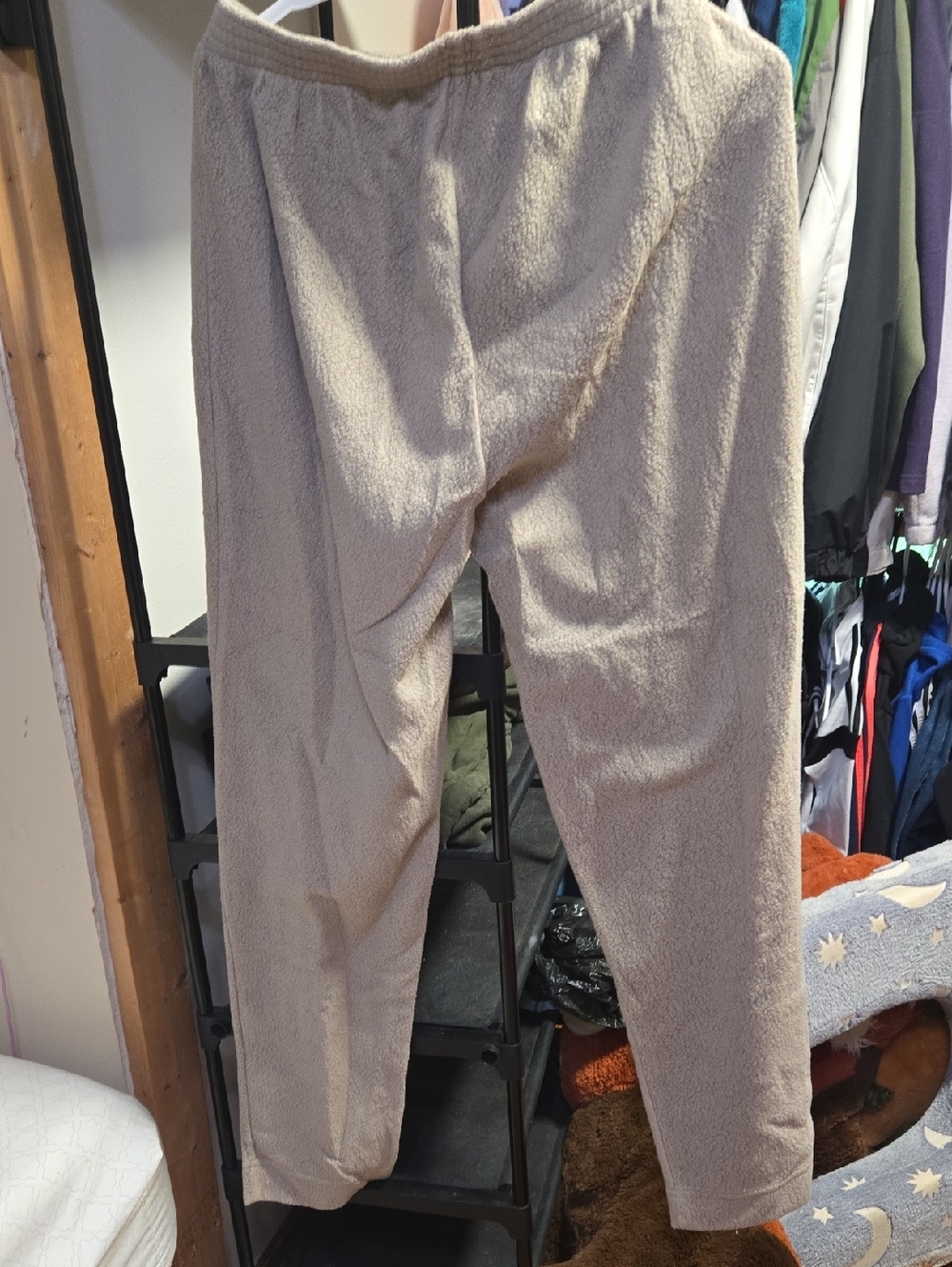 Northern Reflections Teddy Bear Cozy Taupe Fleece Pants